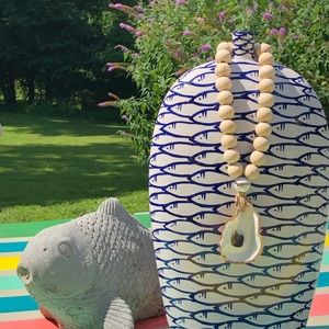 Oyster Shell Blessing Beads